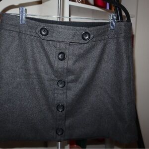 GAP Gray Mini A-Line Skirt for Work